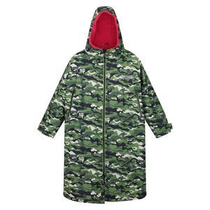 Regatta Unisex Adult Camouflage Oversized Changing Robe / Cactus Green